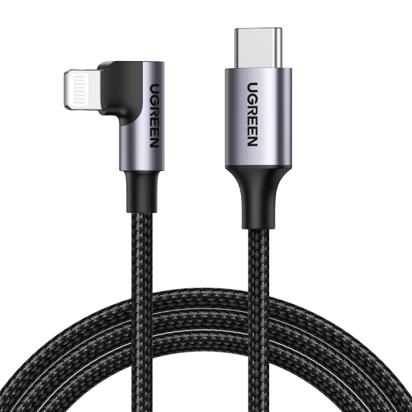 NNEDSZ 60763 90 Degree USB-C to iPhone 8-pin Cable 1M