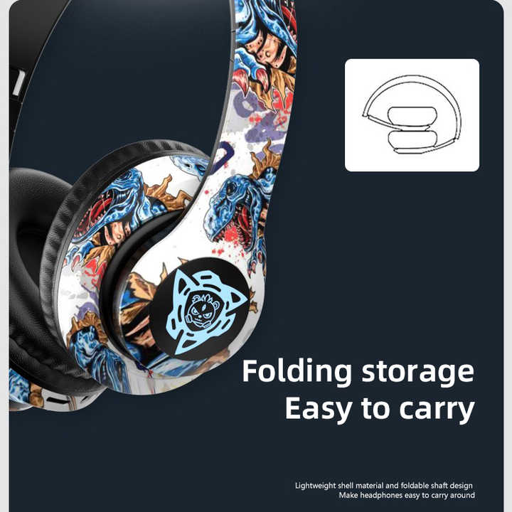 NNEDSZ Wireless Bluetooth Headphones - Stylish Over-Ear Design with Long Battery Life, Hi-Fi Sound, and Universal Compatibility (colour C)