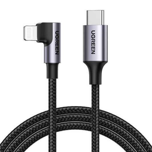 NNEDSZ 60763 90 Degree USB-C to iPhone 8-pin Cable 1M