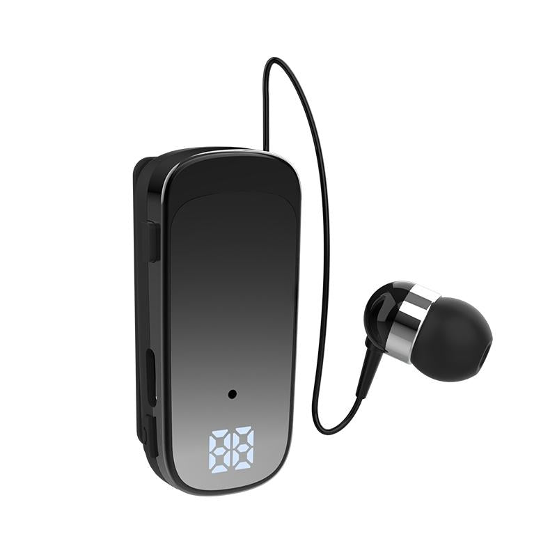 NNEDSZ K65 Wireless Business Earbuds - Retractable Cable