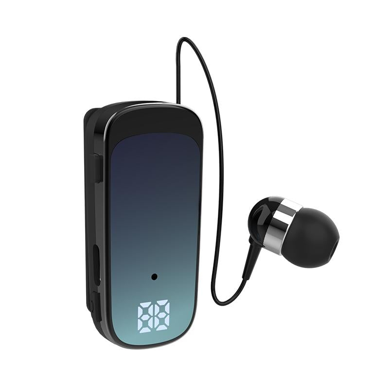 NNEDSZ K65 Wireless Business Earbuds - Retractable Cable